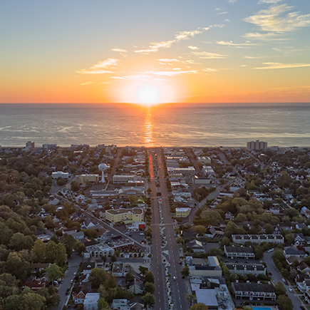 Sunsetting over Rehoboth Delaware