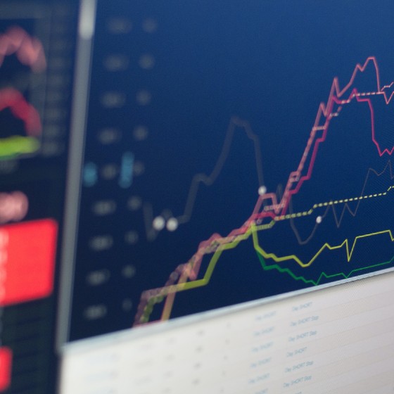 stock market status lines 